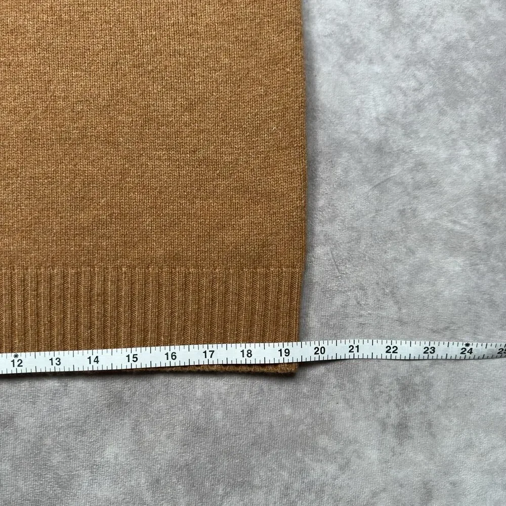 Vintage Banana Republic Wool Cashmere Angora Sweater Vest Mens Sz. S Camel Brown